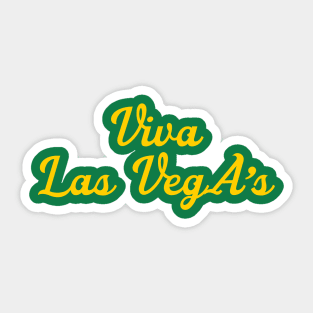 Las Vegas Oakland A's Sticker